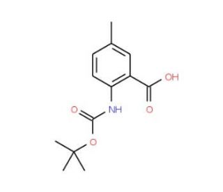 N-Boc-5-methylanthranilic acid (CAS 669713-60-4) - chemical structure image