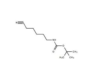 N-Boc-6-aminohexanenitrile (CAS 2432-74-8) - chemical structure image