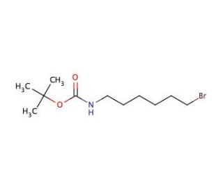 N-Boc-6-bromohexylamine (CAS 142356-33-0) - chemical structure image