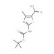 N-Boc-amino-4-methylthiazole-5-carboxylic acid (CAS 302963-94-6) - chemical structure image