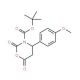 N-Boc-beta-alanine-beta-4'-methoxyphenyl-N-carboxyanhydride 的分子结构, CAS编号: 886362-61-4 N-Boc-beta-alanine-beta-4′-methoxyphenyl-N-carboxyanhydride (CAS 886362-61-4) - chemical structure image