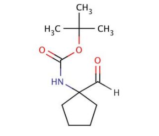 N-Boc-cycloleucinal (CAS 168539-99-9) - chemical structure image