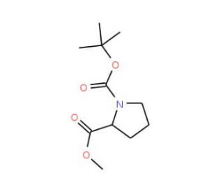 N-Boc-D-proline methyl ester (CAS 73323-65-6) - chemical structure image