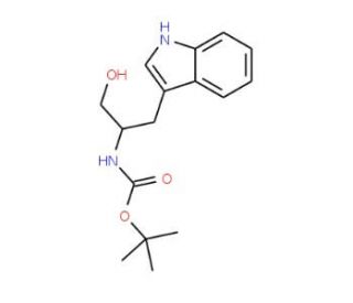 N-Boc-D-tryptophanol (CAS 158932-00-4) - chemical structure image