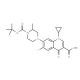 N-Boc-desmethoxy Gatifloxacin - chemical structure image