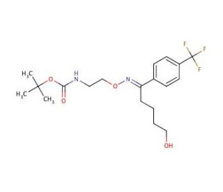N-Boc Desmethyl Fluvoxamine (CAS 192876-03-2) - chemical structure image
