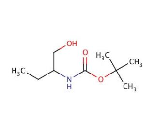 N-Boc-DL-2-amino-1-butanol (CAS 138373-86-1) - chemical structure image