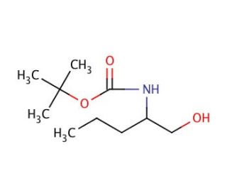 N-Boc-DL-2-amino-1-pentanol (CAS 179684-02-7) - chemical structure image