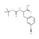 N-Boc-DL-3-Cyanophenylalanine (CAS 191872-32-9) - chemical structure image