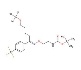 N-Boc Fluvoxamine-d3 - chemical structure image