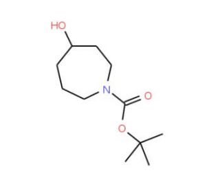 N-Boc-hexahydro-1H-azepin-4-ol (CAS 478832-21-2) - chemical structure image