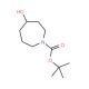 N-Boc-hexahydro-1H-azepin-4-ol (CAS 478832-21-2) - chemical structure image