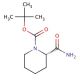 N-Boc-L-2-piperidinecarboxamide - chemical structure image