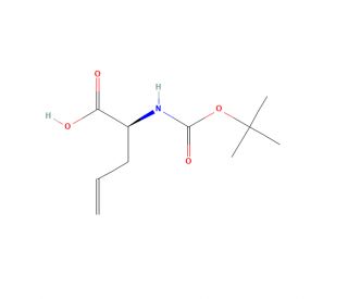 N-Boc-L-Allylglycine (CAS 90600-20-7) - chemical structure image
