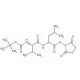 N-Boc-L-valinyl-L-leucinyl N-Hydroxysuccinimide Ester (CAS 84642-33-1) - chemical structure image
