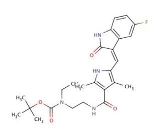 N-Boc-N-desethyl Sunitinib - chemical structure image