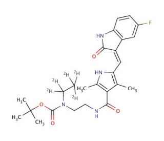 N-Boc-N-desethyl Sunitinib-d5 - chemical structure image