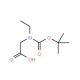 N-Boc-N-ethyl-glycine (CAS 149794-10-5) - chemical structure image