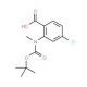 N-Boc-N-methyl-4-chloroanthranilic acid (CAS 886362-06-7) - chemical structure image
