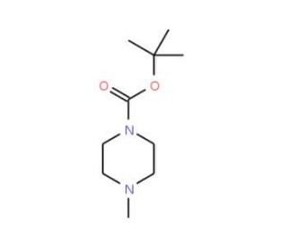 N-Boc-N-methylpiperazine (CAS 53788-49-1) - chemical structure image
