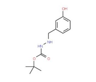 N-Boc-N&prime;-(3-hydroxybenzyl)hydrazine (CAS 162739-82-4) - chemical structure image