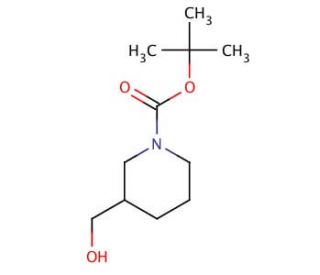 N-Boc-piperidine-3-methanol (CAS 116574-71-1) - chemical structure image