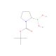 N-Boc-pyrrolidin-2-yl]boronic Acid (CAS 149682-75-7) - chemical structure image
