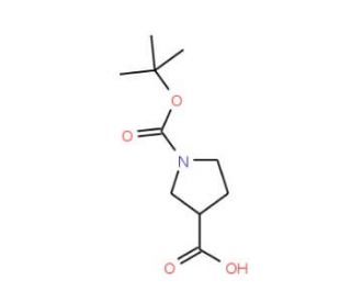 N-Boc-pyrrolidine-3-carboxylic acid (CAS 59378-75-5) - chemical structure image