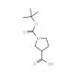 N-Boc-pyrrolidine-3-carboxylic acid (CAS 59378-75-5) - chemical structure image