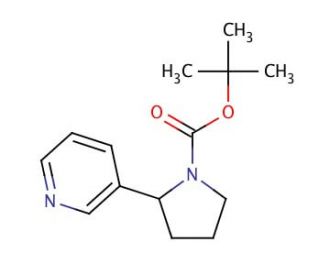 N-Boc-(R,S)-Nornicotine (CAS 1076199-53-5) - chemical structure image
