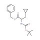 N-Boc-(S)-cyclopropylalanine benzyl ester (CAS 406681-37-6) - chemical structure image