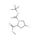 N-Boc-trans-4-fluoro-L-proline methyl ester (CAS 203866-18-6) - chemical structure image
