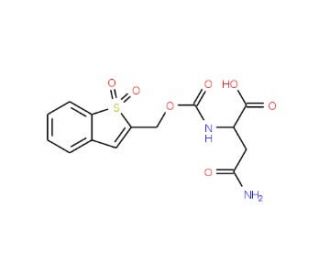 N-Bsmoc-L-asparagine (CAS 197245-31-1) - chemical structure image