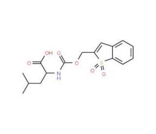 N-Bsmoc-L-leucine (CAS 197245-21-9) - chemical structure image