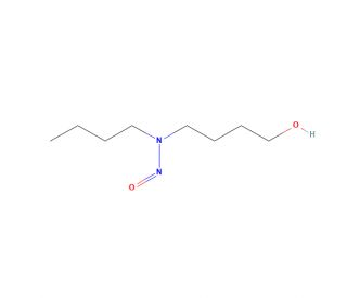 N-Butyl-N-(4-hydroxybutyl)nitrosamine (CAS 3817-11-6) - chemical structure image
