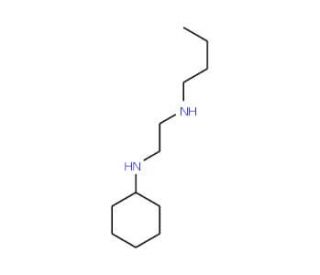 N-Butyl-N&prime;-cyclohexyl ethylenediamine (CAS 886502-85-8) - chemical structure image