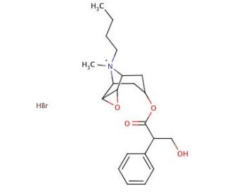 N-Butylscopolammonium Bromide (CAS 149-64-4) - chemical structure image