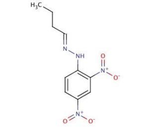N-Butyraldehyde 2,4-dinitrophenylhydrazone (CAS 1527-98-6) - chemical structure image