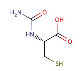 N-Carbamoyl-L-cysteine (CAS 24583-23-1) - chemical structure image