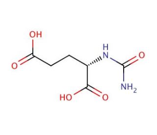 N-Carbamyl-L-glutamic Acid (CAS 1188-38-1) - chemical structure image