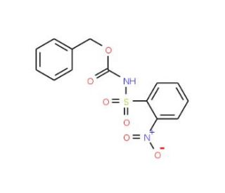 N-Carbobenzoxy-2-nitrobenzenesulfonamide (CAS 245365-64-4) - chemical structure image