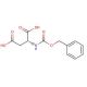 N-Carbobenzyloxy-D-aspartic Acid (CAS 78663-07-7) - chemical structure image