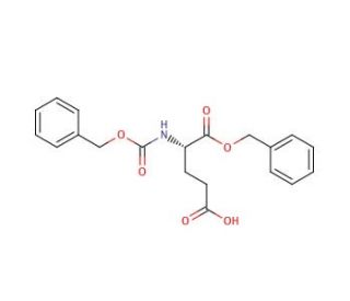 N-Carbobenzyloxy-L-glutamic Acid O-Benzyl Ester (CAS 3705-42-8) - chemical structure image