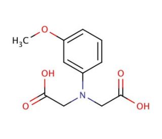 N-(Carboxymethyl)-N-(3-methoxyphenyl)glycine - chemical structure image