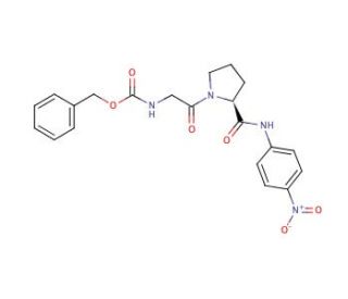 N-CBZ-Glycyl-L-proline 4-nitroanilide (CAS 65022-15-3) - chemical structure image