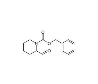 N-Cbz-piperidine-2-carbaldehyde (CAS 105706-76-1) - chemical structure image