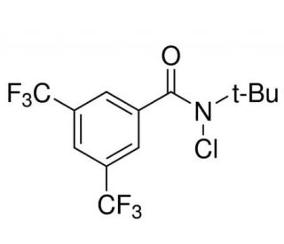 N-Chloro-N-(1,1-dimethylethyl)-3,5-bis(trifluoromethyl)-benzamide (CAS 1845745-04-1) - chemical structure image