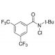 N-Chloro-N-(1,1-dimethylethyl)-3,5-bis(trifluoromethyl)-benzamide (CAS 1845745-04-1) - chemical structure image