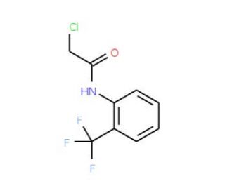 N-(Chloroacetyl)-2-(trifluoromethyl)aniline (CAS 3792-04-9) - chemical structure image