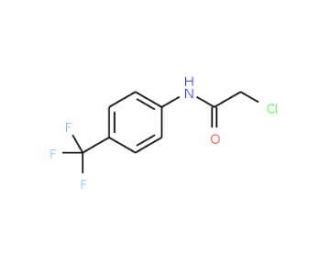 N-(Chloroacetyl)-4-(trifluoromethyl)aniline (CAS 2707-23-5) - chemical structure image